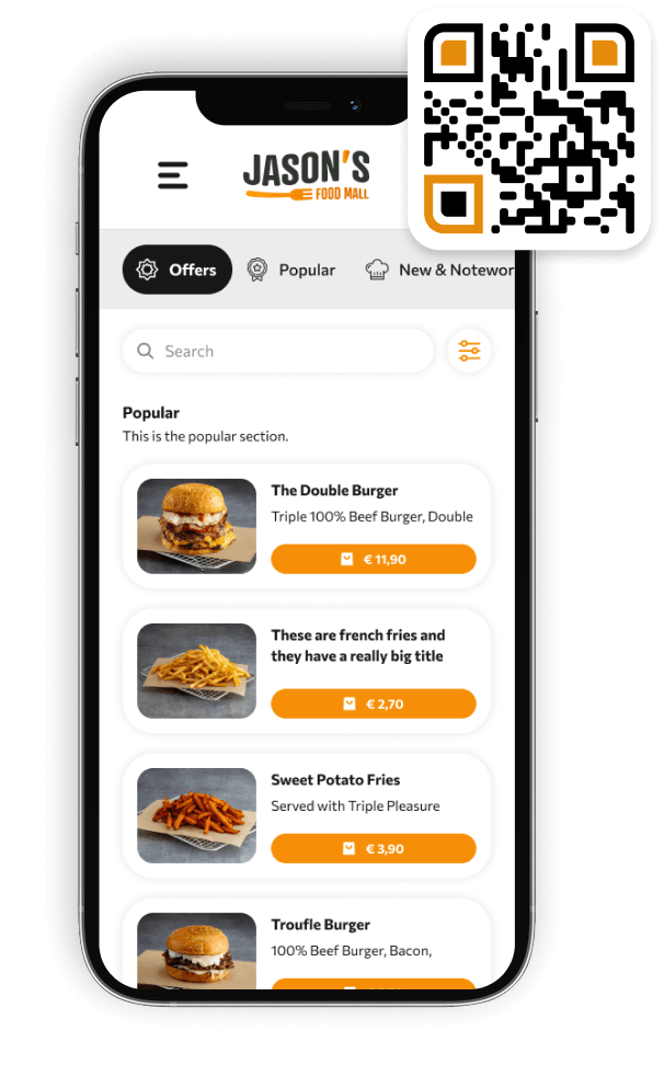 QR Code Ordering